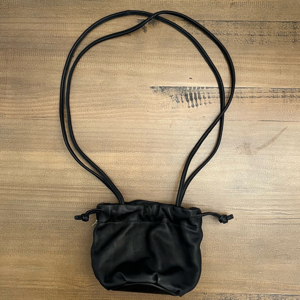 Clare V. Italian Nappa Emma Bag in Black - Picture 3 of 15